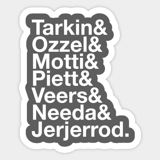 Ampersand Empire (List Only) Sticker by jjennette